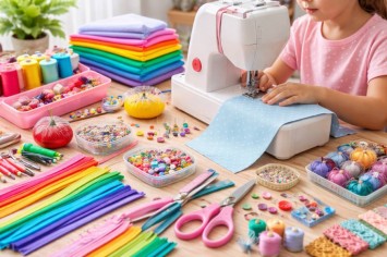 Як навчити дитину шити: прості інструменти та фурнітура — Blochka