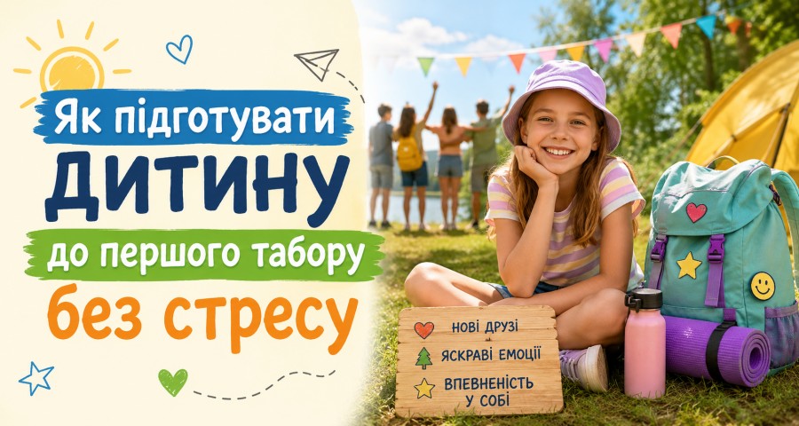 Як підготувати дитину до першого табору без стресу