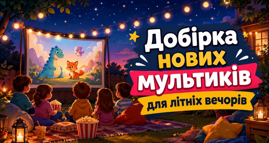 Добірка нових мультиків для літніх вечорів