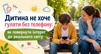 Дитина не хоче гуляти без телефону: як повернути інтерес до реального світу