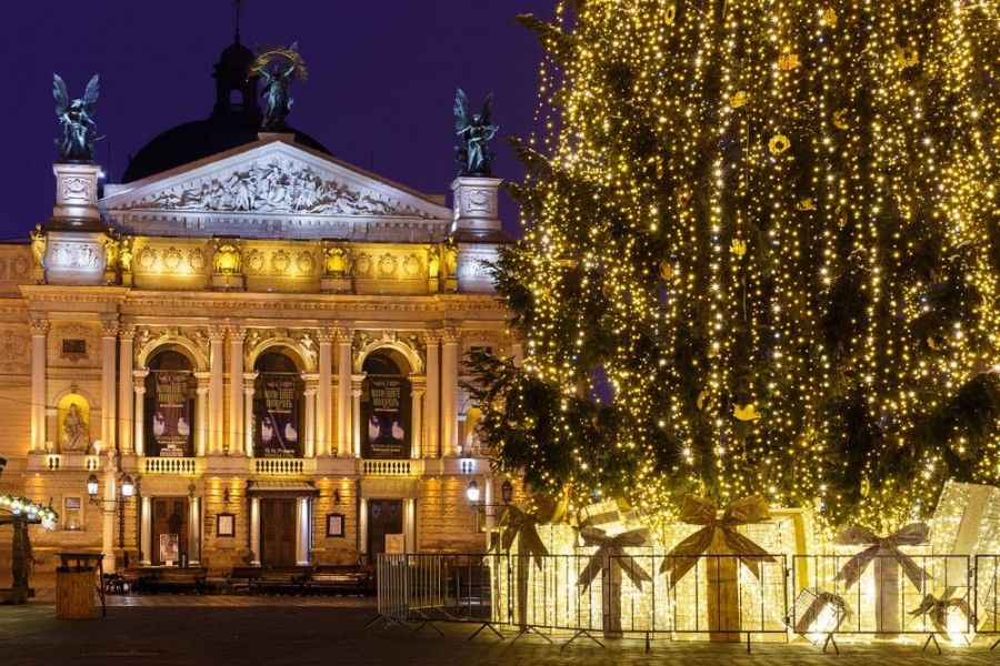 Три найкращі безкоштовні локації де відсвяткувати Новий рік у Львові